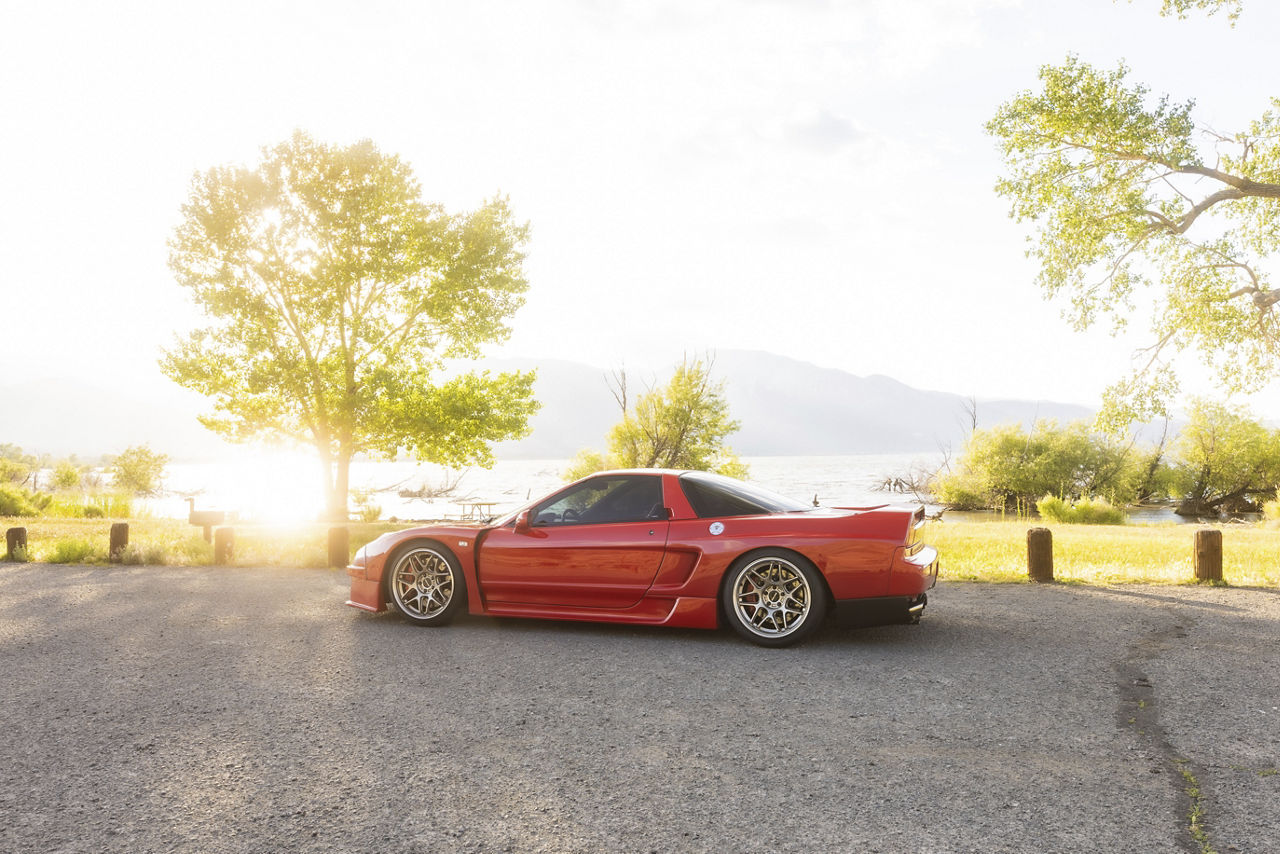 2004 Acura NSX - Motegi MR158 Tsubaki - Gold | Motegi Wheels